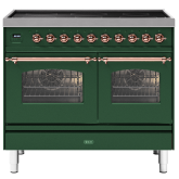 ILVE Milano 100cm 6 Zone Induction Hob Double Oven All Electric Range Cooker