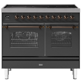 ILVE Milano 100cm 6 Zone Induction Hob Double Oven All Electric Range Cooker