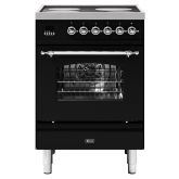 ILVE Milano 60cm 4 Zone Induction Hob Single Oven All Electric Mini Range Cooker