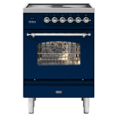 ILVE Milano 60cm 4 Zone Induction Hob Single Oven All Electric Mini Range Cooker