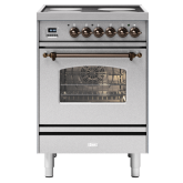 ILVE Milano 60cm 4 Zone Induction Hob Single Oven All Electric Mini Range Cooker