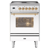 ILVE Milano 60cm 4 Zone Induction Hob Single Oven All Electric Mini Range Cooker