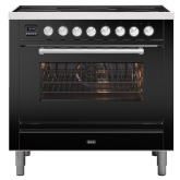 ILVE Roma 90cm 6 Zone Induction Hob Single Oven All Electric Range Cooker