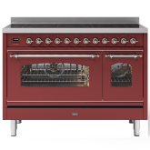 ILVE Milano 120cm 7 Zone Induction Hob Double Oven All Electric Range Cooker
