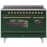 ILVE Milano 120cm 7 Zone Induction Hob Double Oven All Electric Range Cooker
