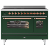 ILVE Milano 120cm 7 Zone Induction Hob Double Oven All Electric Range Cooker