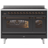 ILVE Milano 120cm 7 Zone Induction Hob Double Oven All Electric Range Cooker