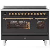 ILVE Milano 120cm 7 Zone Induction Hob Double Oven All Electric Range Cooker