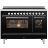 ILVE Roma 120cm 7 Zone Induction Hob Double Oven All Electric Range Cooker