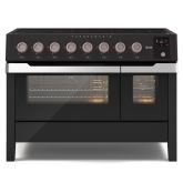 ILVE Panoramagic 120cm 8 Zone Induction Hob Double Oven Electric Range Cooker