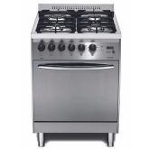 Lofra Curva 60cm 4 Burner Gas Hob Single Oven Dual Fuel Mini Range Cooker