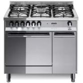 Lofra Maxima 90cm 5 Burner Hob Single Oven Dual Fuel Range Cooker with Storage