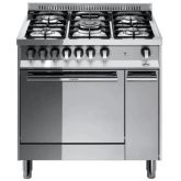 Lofra Maxima 80cm 5 Burner Single Oven Dual Fuel Range Cooker with Side Carriage