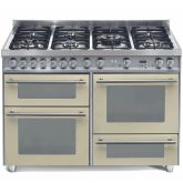 Lofra Professional 120cm 7 Burner Gas Hob Triple Oven Dual Fuel Range Cooker