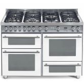 Lofra Professional 120cm 7 Burner Gas Hob Triple Oven Dual Fuel Range Cooker