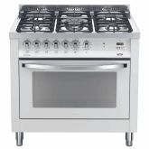Lofra Rainbow 90cm 5 Burner Gas Hob Single Oven Dual Fuel Range Cooker