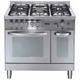 Lofra Professional 90cm 5 Burner Gas Hob Double Oven Dual Fuel Range Cooker