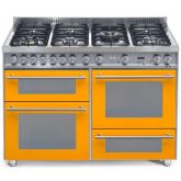 Lofra Professional 120cm 7 Burner Gas Hob Triple Oven Dual Fuel Range Cooker