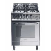 Lofra Rainbow 60cm 4 Burner Gas Hob Single Oven Dual Fuel Mini Range Cooker