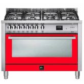 Lofra Professional 120cm 7 Burner Gas Hob Single Oven All Gas Range Cooker