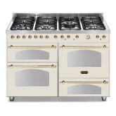 Lofra Dolcevita 120cm 7 Burner Gas Hob Triple Oven Dual Fuel Range Cooker