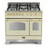 Lofra Dolcevita 90cm 5 Burner Gas Hob Double Oven Dual Fuel Range Cooker