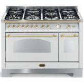 Lofra Dolcevita 120cm 7 Burner Gas Hob Double Oven Dual Fuel Range Cooker