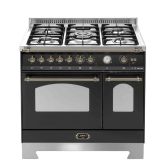 Lofra Dolcevita 90cm 5 Burner Gas Hob Double Oven Dual Fuel Range Cooker