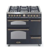 Lofra Dolcevita 90cm 5 Burner Gas Hob Triple Oven Dual Fuel Range Cooker