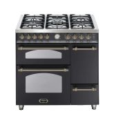Lofra Dolcevita 90cm 5 Burner Gas Hob Triple Oven Dual Fuel Range Cooker