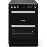 Montpellier 60cm 4 Zone Ceramic Hob Double Oven All Electric Mini Range Cooker