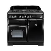 Rangemaster Classic Deluxe 100cm Gas Hob Double Oven Dual Fuel Range Cooker