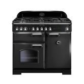 Rangemaster Classic Deluxe 100cm Gas Hob Double Oven Dual Fuel Range Cooker