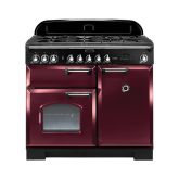 Rangemaster Classic Deluxe 100cm Gas Hob Double Oven Dual Fuel Range Cooker