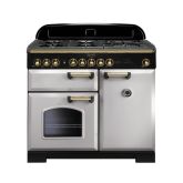 Rangemaster Classic Deluxe 100cm Gas Hob Double Oven Dual Fuel Range Cooker