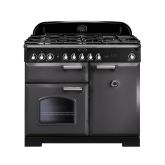 Rangemaster Classic Deluxe 100cm Gas Hob Double Oven Dual Fuel Range Cooker