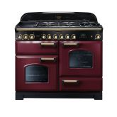 Rangemaster Classic Deluxe 110cm Gas Hob Double Oven Dual Fuel Range Cooker