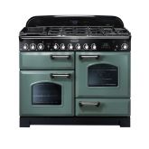Rangemaster Classic Deluxe 110cm Gas Hob Double Oven Dual Fuel Range Cooker