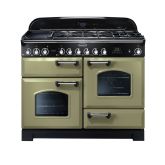 Rangemaster Classic Deluxe 110cm Gas Hob Double Oven Dual Fuel Range Cooker