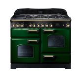 Rangemaster Classic Deluxe 110cm Gas Hob Double Oven Dual Fuel Range Cooker