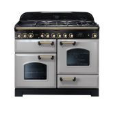 Rangemaster Classic Deluxe 110cm Gas Hob Double Oven Dual Fuel Range Cooker