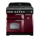 Rangemaster Classic Deluxe 90cm Gas Hob Double Oven Dual Fuel Range Cooker