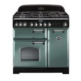 Rangemaster Classic Deluxe 90cm Gas Hob Double Oven Dual Fuel Range Cooker