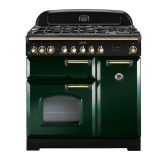 Rangemaster Classic Deluxe 90cm Gas Hob Double Oven Dual Fuel Range Cooker