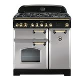 Rangemaster Classic Deluxe 90cm Gas Hob Double Oven Dual Fuel Range Cooker