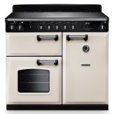 Rangemaster Classic 100cm 5 Zone Induction Hob Double Oven Electric Range Cooker