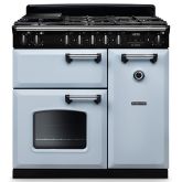 Rangemaster Classic 90cm 5 Burner Gas Hob Double Oven Dual Fuel Range Cooker