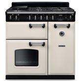 Rangemaster Classic 90cm 5 Burner Gas Hob Double Oven Dual Fuel Range Cooker