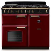 Rangemaster Classic Deluxe 100cm Gas Hob Double Oven Dual Fuel Range Cooker