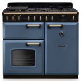Rangemaster Classic Deluxe 100cm Gas Hob Double Oven Dual Fuel Range Cooker